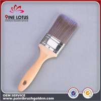 Best Soft Pet with Wooden Handle Stainless Steel 4" Paint Brush