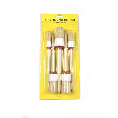 Paint Brush Set 4PCS with single blister and paper card